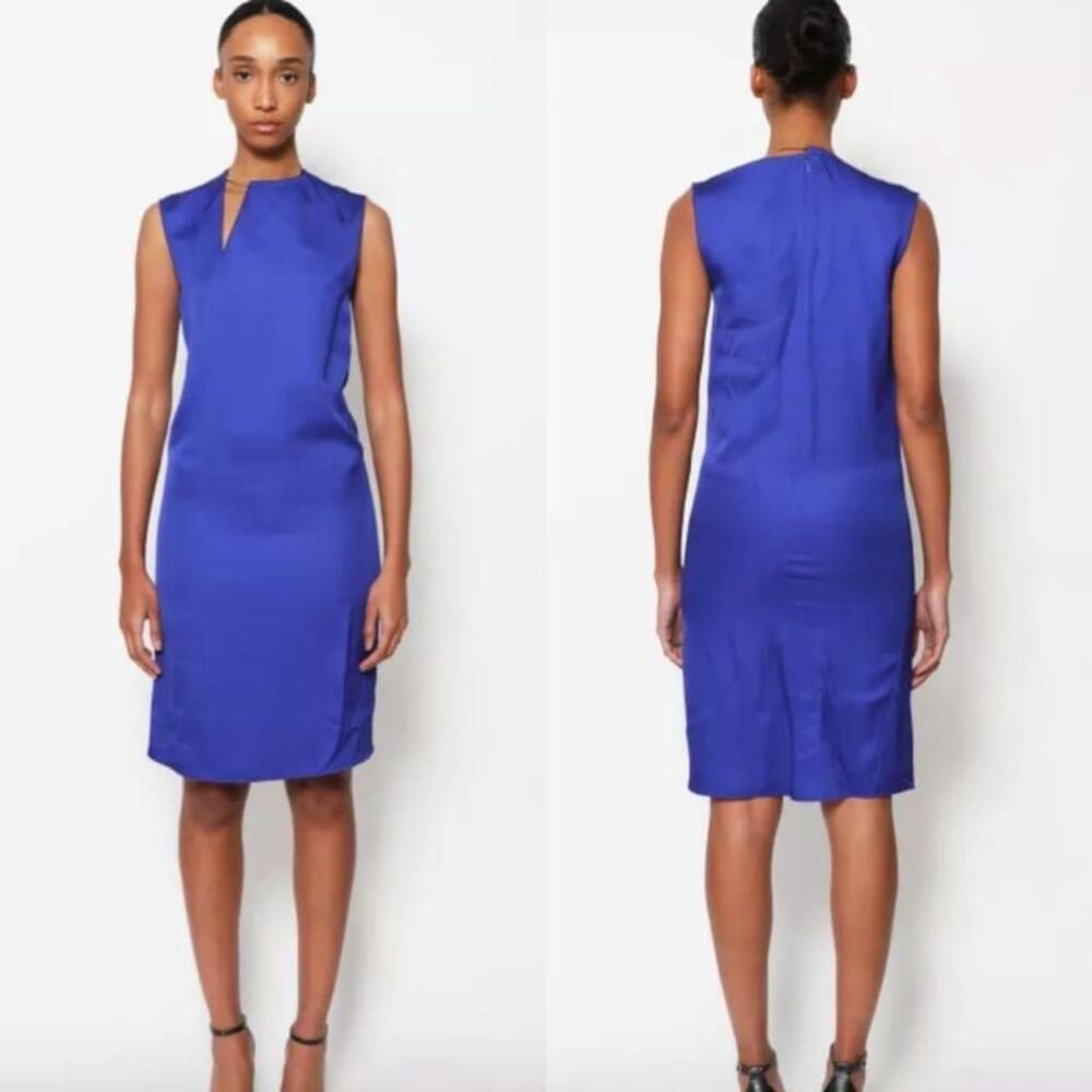 Celine indigo shift dress 36 / small